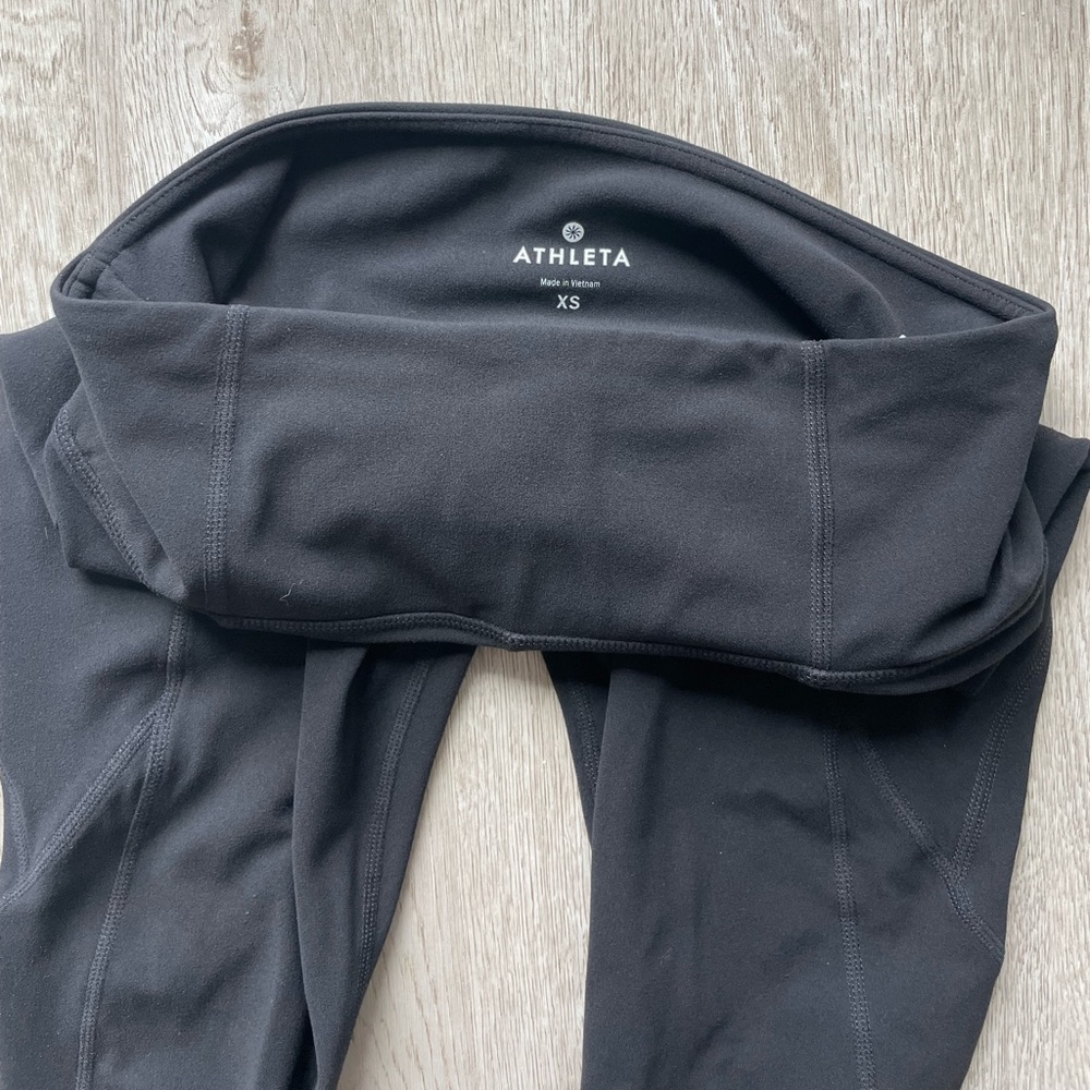 XS Black Athleta Leggings